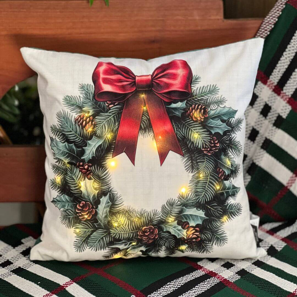 Almofadas com Luzes de LED – Kit 4 Unidades (43x43cm) | Casa Cuco