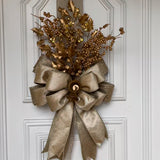 Escapulário Natalino Dourado Champagne