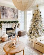 Árvore de Natal Artificial Queen Flock® com 800 Luzes LED Brancas Quentes