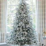 Árvore de Natal Artificial Queen Flock® com 800 Luzes LED Brancas Quentes