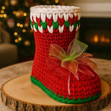 Bota de Decoração Natalina 20cm