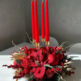 Arranjo de Mesa com Vela Aromática 30cm