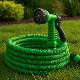 Mangueira de Jardim Extensível 15m com Esguicho Multijato