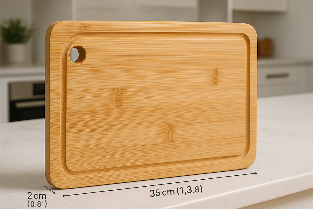 Tábua Bambu - Detalhe Canaleta