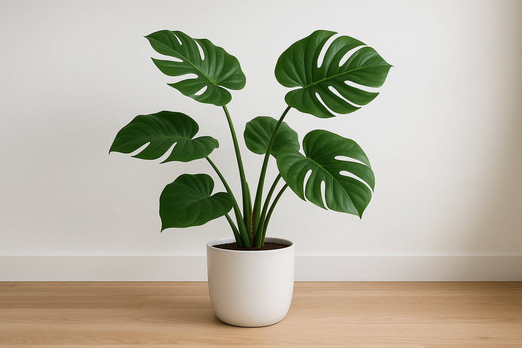 Monstera Artificial - Vista Lateral