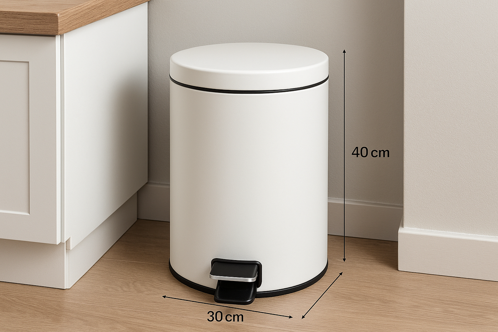 Lixeira Pedal - Vista Frontal