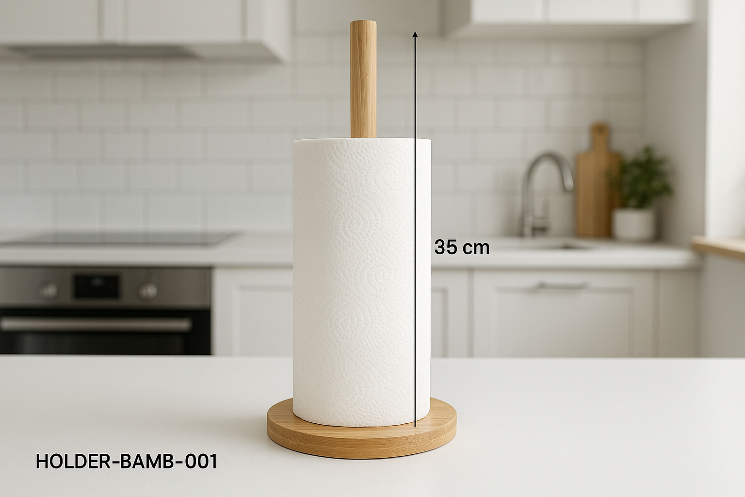 Suporte Papel - Vista Frontal